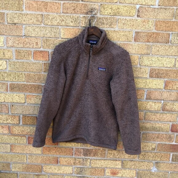 Patagonia Los Gatos 1/4 Zip Jacket Brown Small - Picture 2 of 5